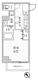 ALTERNA池袋EAST (オルタナ池袋イースト) 204 間取り図