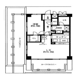 シルフィード南平台 7階 間取り図