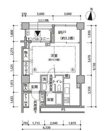 東雲キャナルコートCODAN 15-703 間取り図