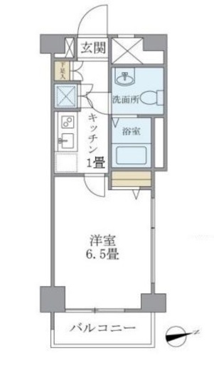 リアルスウィート三軒茶屋 507 間取り図