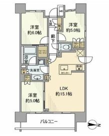 グローリオ清澄白河 11階 間取り図