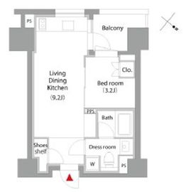 インプレストコア代官山 7階 間取り図