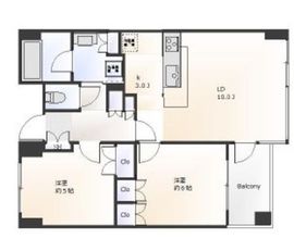 アルス高輪フェアヒルズ 12階 間取り図