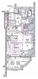 ルジェンテ新宿御苑前 6階 間取り図