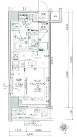 パレステージ中野 3階 間取り図