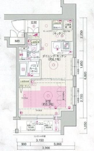 エステムプラザ飯田橋タワーレジデンス 1202 間取り図