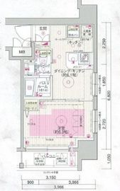 エステムプラザ飯田橋タワーレジデンス 1202 間取り図