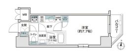 シーズンフラッツ池上 204 間取り図