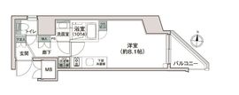 シーズンフラッツ池上 401 間取り図