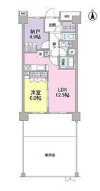 アンビエンテ経堂 109 間取り図