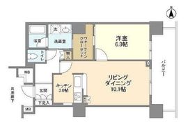 豊洲シエルタワー 24階 間取り図