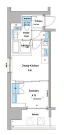 ルフォンプログレ蔵前プレミア 406 間取り図