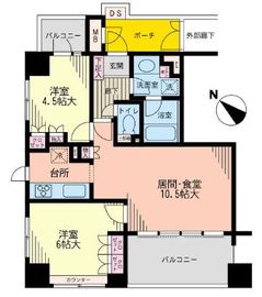 アルス恵比寿メイクス 9階 間取り図