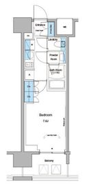ルフォンプログレ蔵前プレミア 403 間取り図