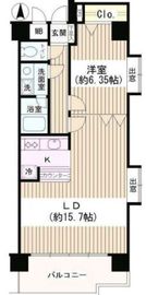 コアシティ中野坂上 403 間取り図