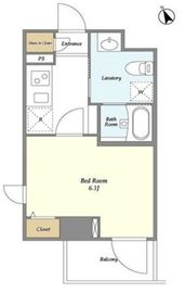 弘進ビル 203 間取り図
