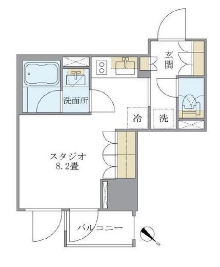 La Douceur巣鴨 (ラドゥセール巣鴨) 310 間取り図
