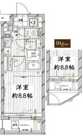 レガリス目黒西小山 1階 間取り図