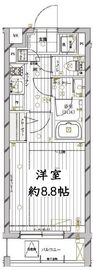 レガリス目黒西小山 2階 間取り図
