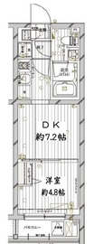 レガリス目黒西小山 3階 間取り図