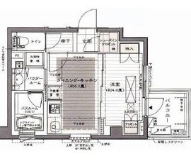 シティハウス目黒 4階 間取り図