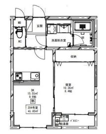 ブランエール代々幡 303 間取り図