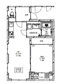 ブランエール代々幡 305 間取り図