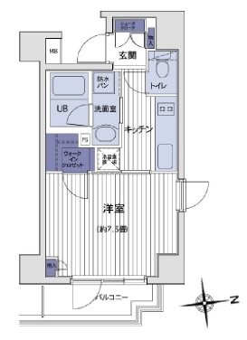 コンフォリア三田トロワ 704 間取り図