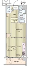 バンデューセン上北沢 205 間取り図