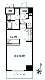 エルミタージュ原宿 302 間取り図