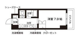 ローズウッド・ハイツ門前仲町 1303 間取り図
