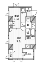 アーデン木場 305 間取り図