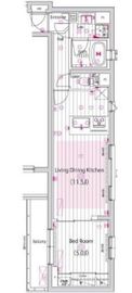 ガーラ・ヒルズ武蔵小山 3階 間取り図