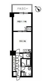 ステーションツインタワーズ糀谷フロントウエスト 6階 間取り図