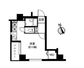 ラ・ピアッツァ麻布十番 10階 間取り図