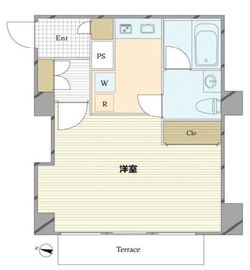 ベルテ参宮橋 1階 間取り図