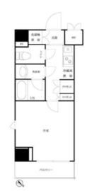 ルーブル三田 5階 間取り図