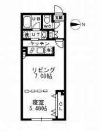 プライムアーバン学芸大学 104 間取り図