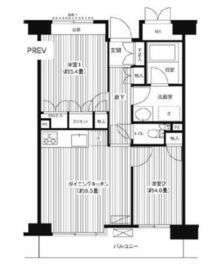 ステラメゾン武蔵小山 4階 間取り図