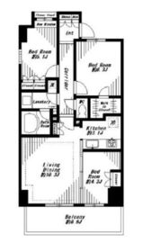 グローリオ板橋本町 12階 間取り図