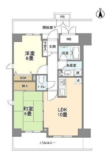 ジ・アパートメントヒルトップ中野 12階 間取り図