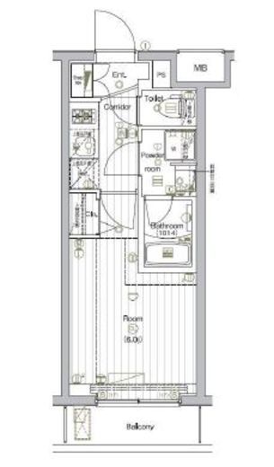 ザ・プレミアムキューブジー大崎 115 間取り図