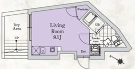 ノゾミオプレミア目黒 101 間取り図