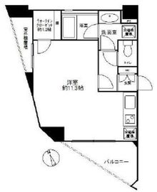 ダイナシティ中野中央 4階 間取り図