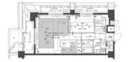 ZOOM高田馬場WEST 5階 間取り図