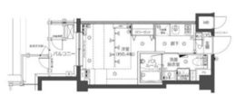 ZOOM高田馬場WEST 6階 間取り図