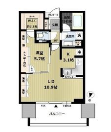 二子玉川ライズタワー 9階 間取り図