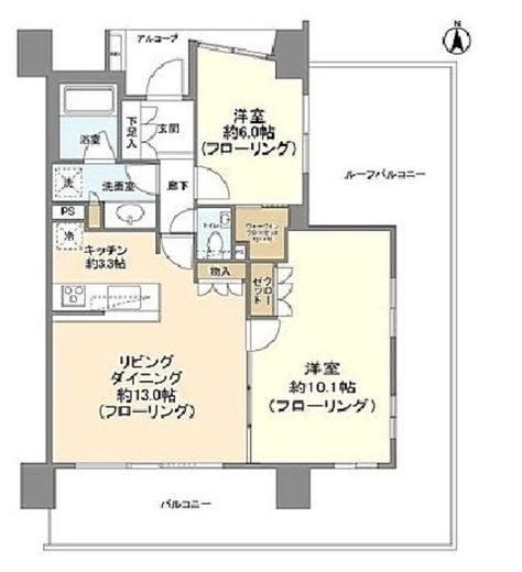 ベリスタ高井戸駅前 12階 間取り図