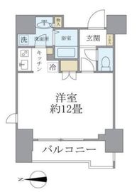 ヒューマンハイム新御徒町 502 間取り図