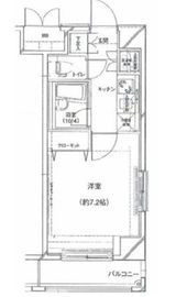 パレステュディオ銀座2丁目 6階 間取り図